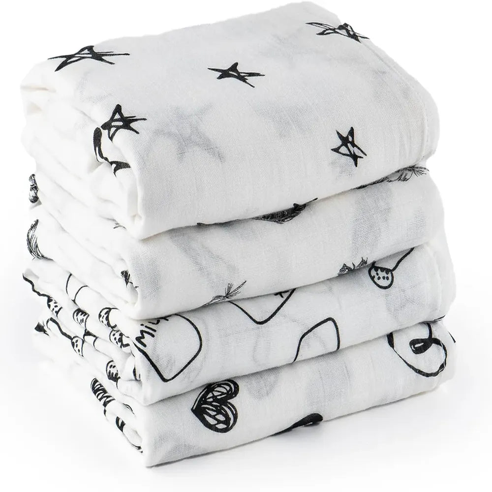 Bunnikins & Clover Muslin Swaddle Set