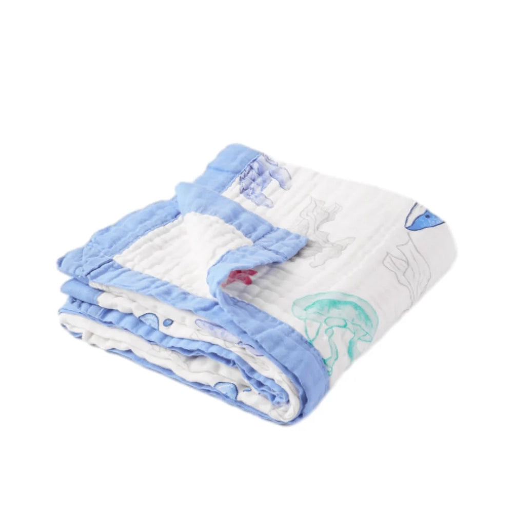 Bunnikins & Clover Muslin Baby Swaddle Blanket