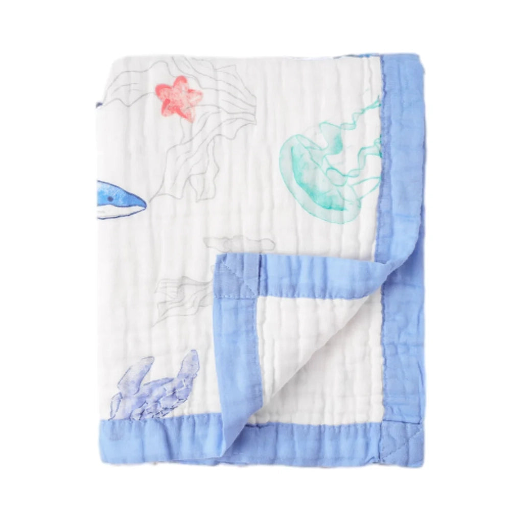 Bunnikins & Clover Muslin Baby Swaddle Blanket