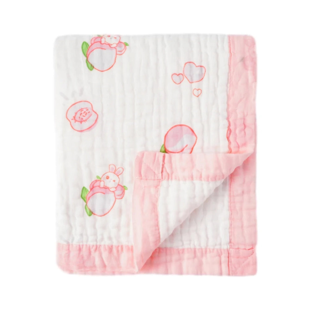 Bunnikins & Clover Muslin Baby Swaddle Blanket