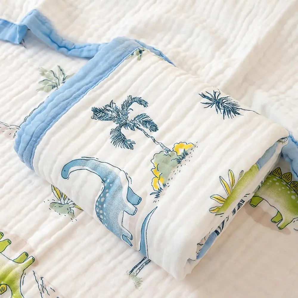 Bunnikins & Clover Muslin Baby Swaddle Blanket