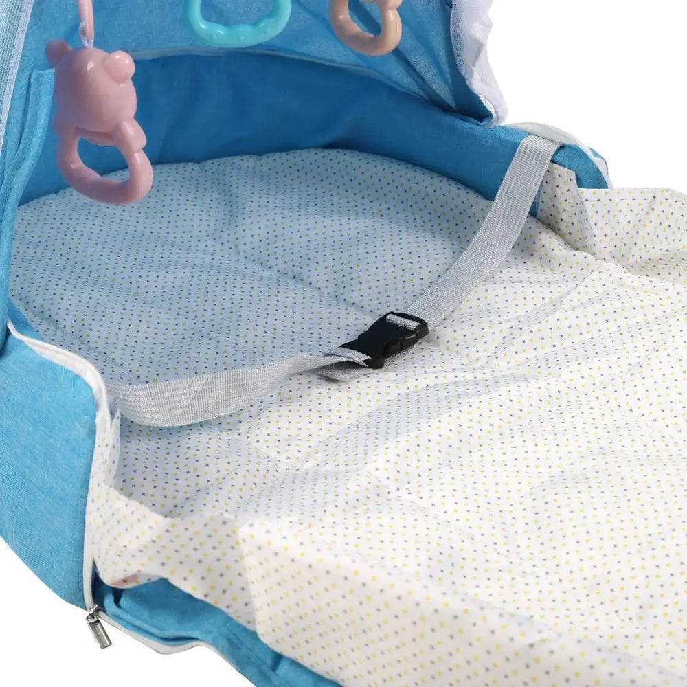 Foldable Baby Bed with Mosquito Net – Portable Crib
