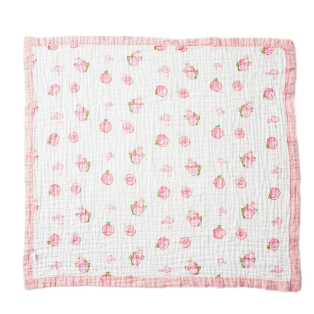 Bunnikins & Clover Muslin Baby Swaddle Blanket