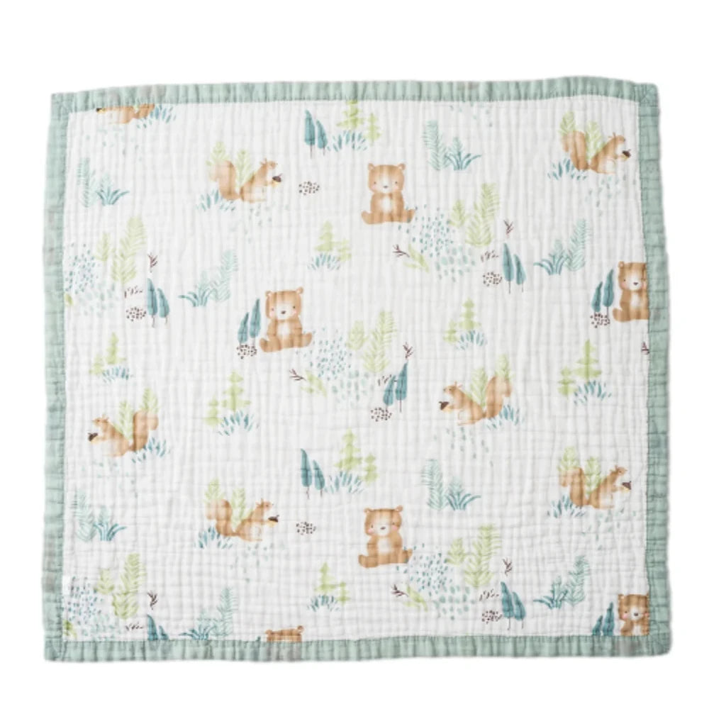 Bunnikins & Clover Muslin Baby Swaddle Blanket