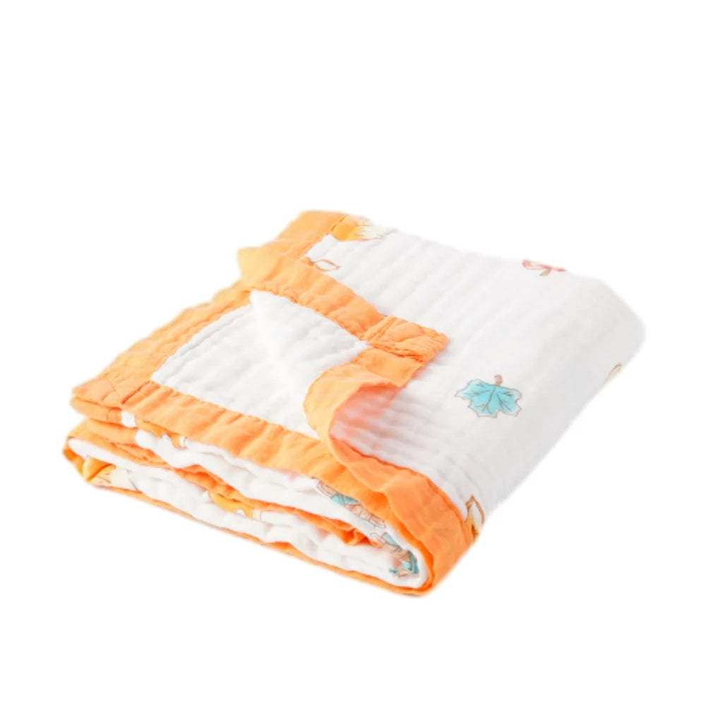 Bunnikins & Clover Muslin Baby Swaddle Blanket