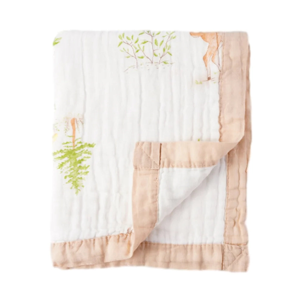 Bunnikins & Clover Muslin Baby Swaddle Blanket
