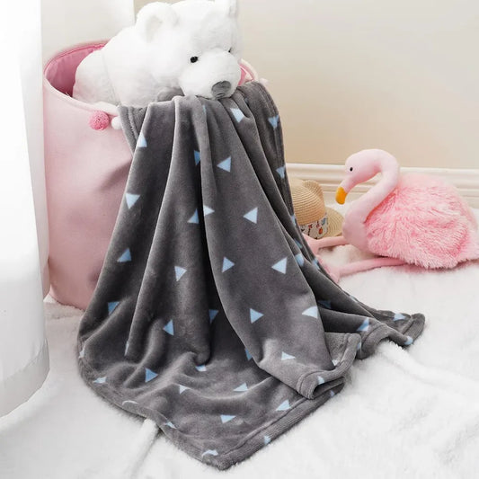 Bunnikins Clover Plush Baby Blanket