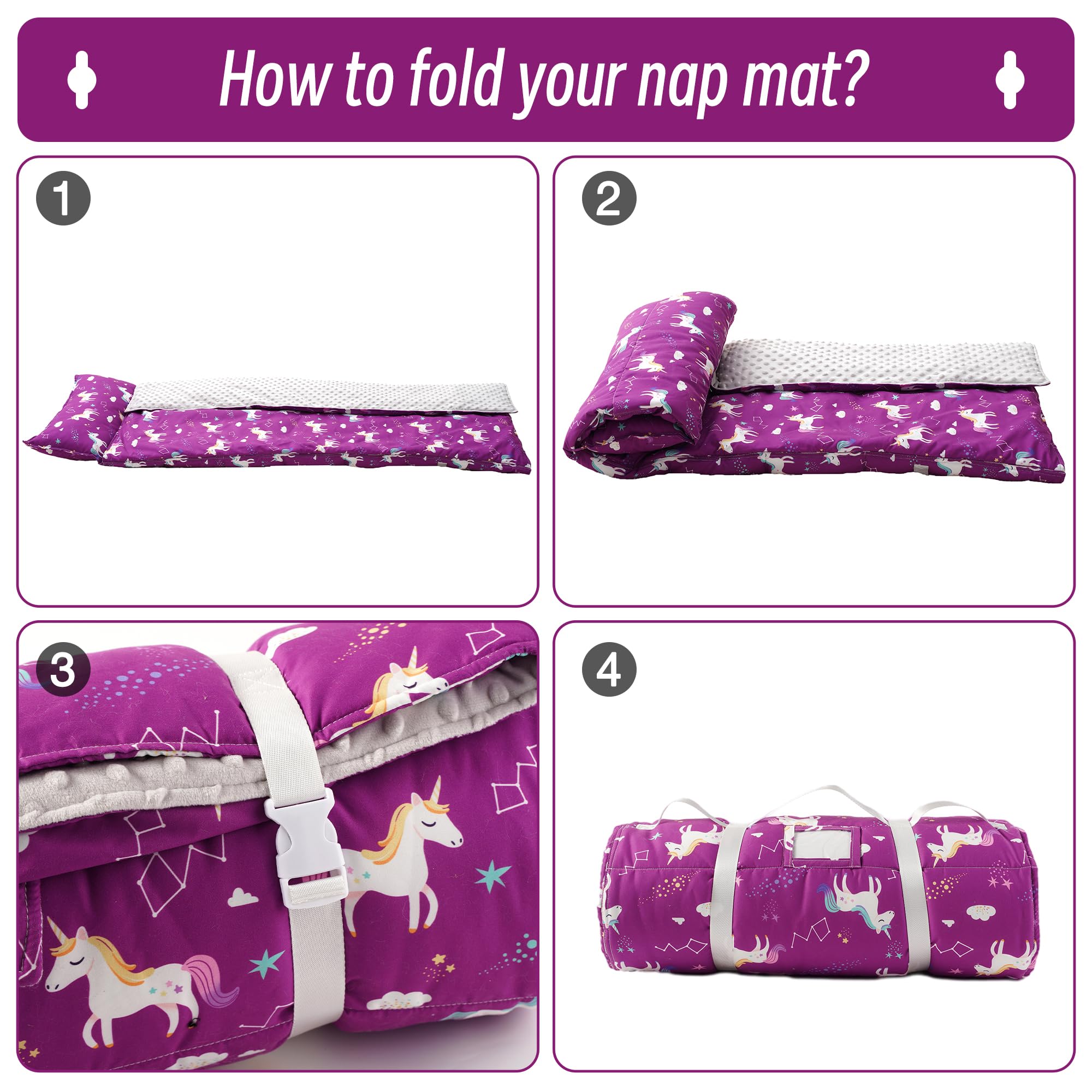 🔥Free Shipping🔥Removable Pillow Toddler Nap Mat