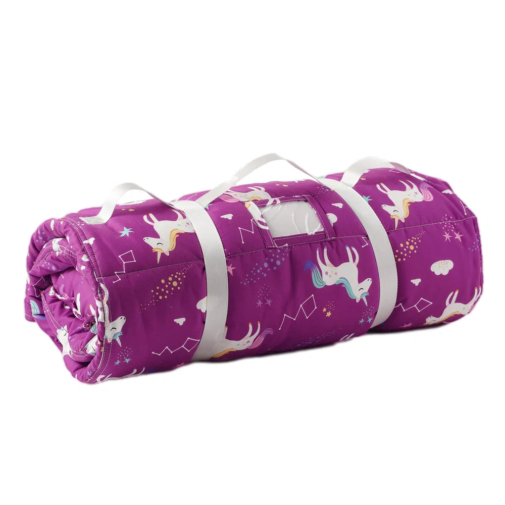 Cozy Nap Mat for Kids with Removable Pillow